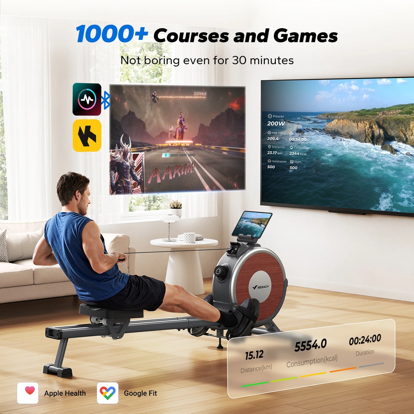 MERACH Magnetic Rower Machine