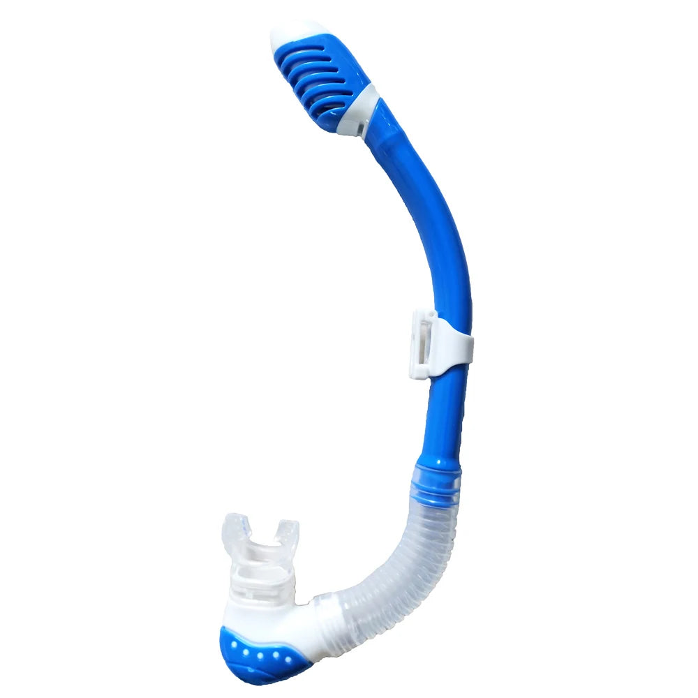 Dry Snorkel Tube Easy Breath Scuba Diving Splash Guard Top Valve