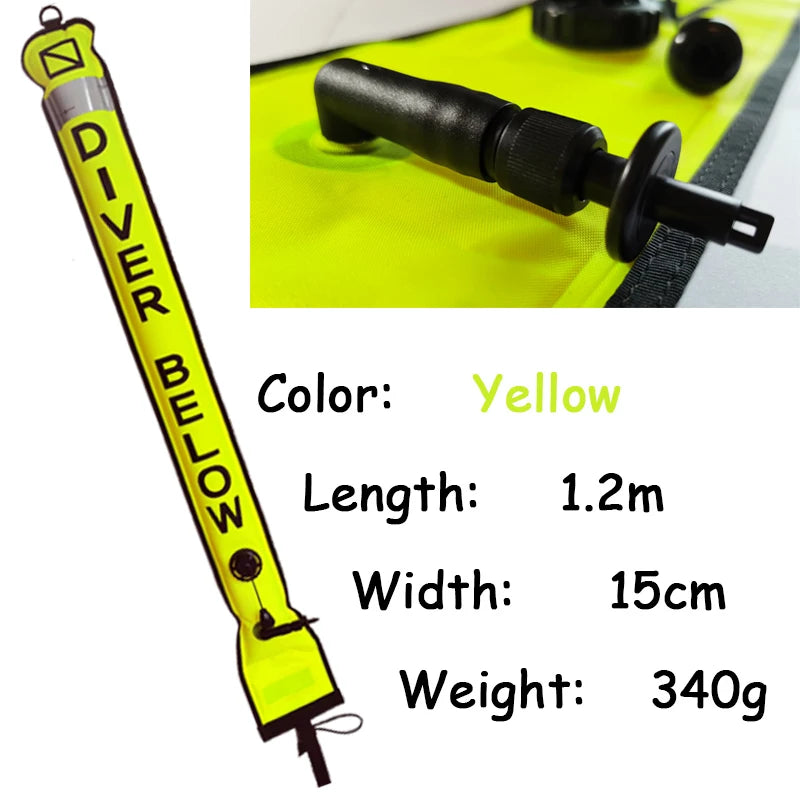 DIVING SMB 1.2m 1.5m 1.8m Buoy