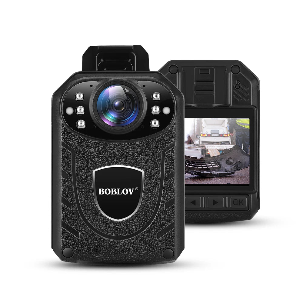 Boblov KJ21 Body Worn Mini Camera HD 1296P DVR Video Recorder