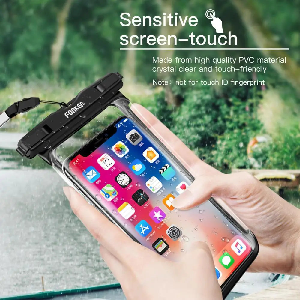 FONKEN Full View Waterproof Case for Phone