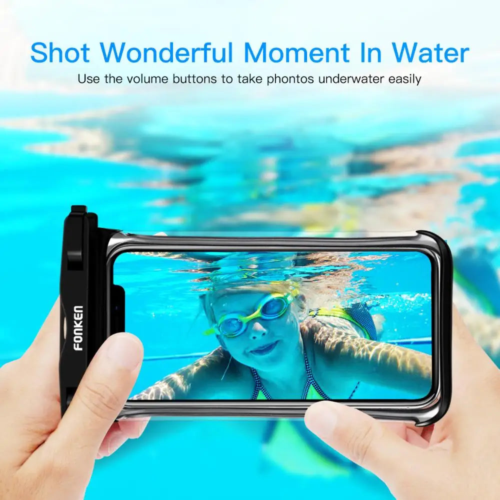 FONKEN Full View Waterproof Case for Phone