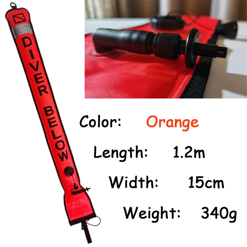 DIVING SMB 1.2m 1.5m 1.8m Buoy