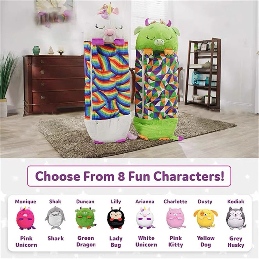Children's Cartoon Sleeping Bag Pillow Sleep Sack