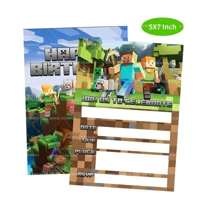 MineCraft Birthday Kids Party Decor