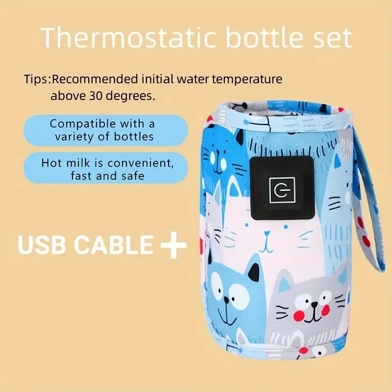 USB Milk Warmer, Portable Insulated Heating Warmer