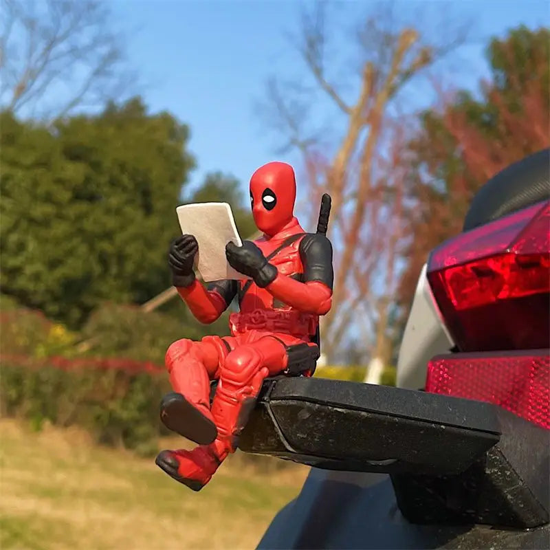Anime Deadpool Action Figure Car Interior Decoration