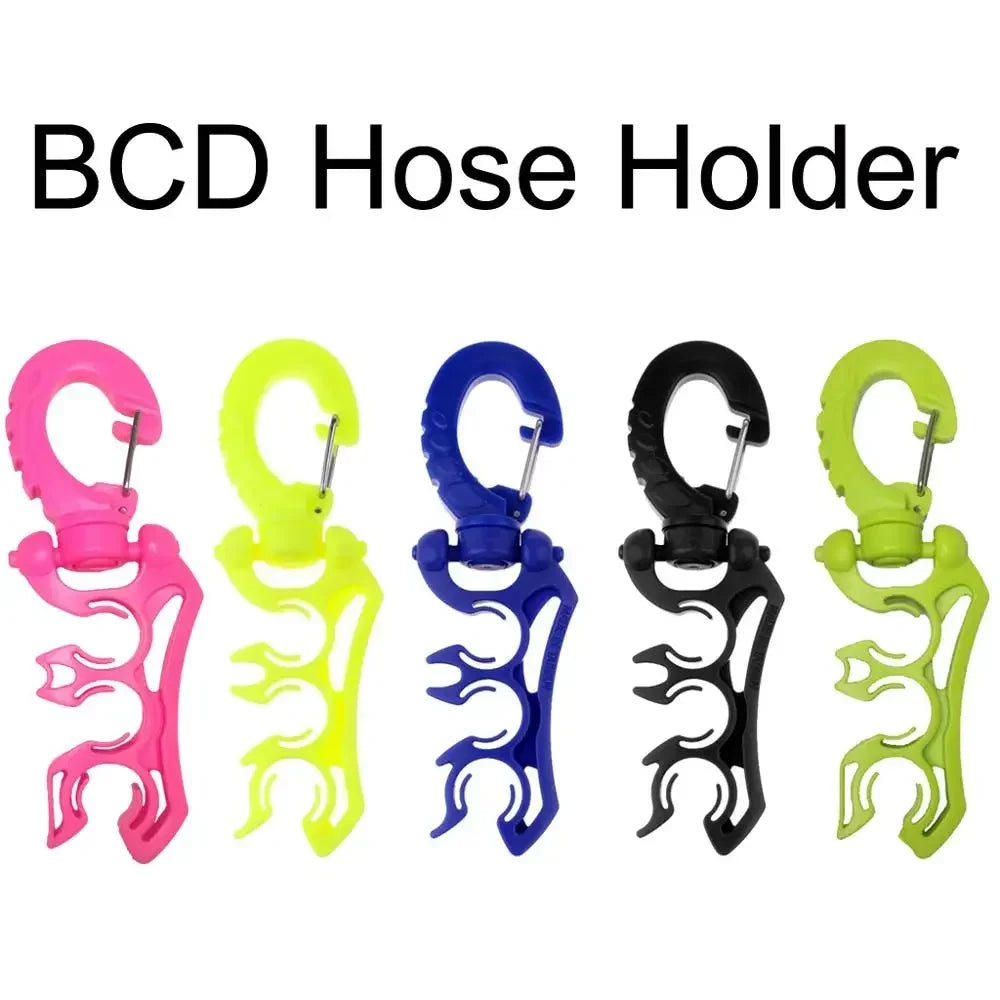 Scuba Diving Triple Regulator BCD Hose Holder Octopus Retainer BCD Clip