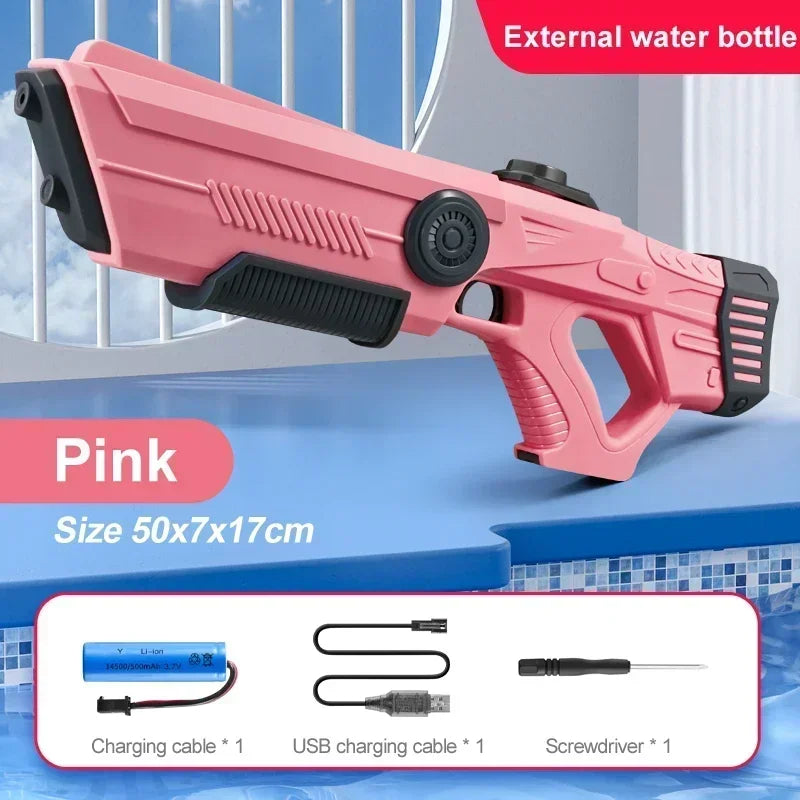 Electric Automatic Water Gun Toys Summer Beach Outdoor