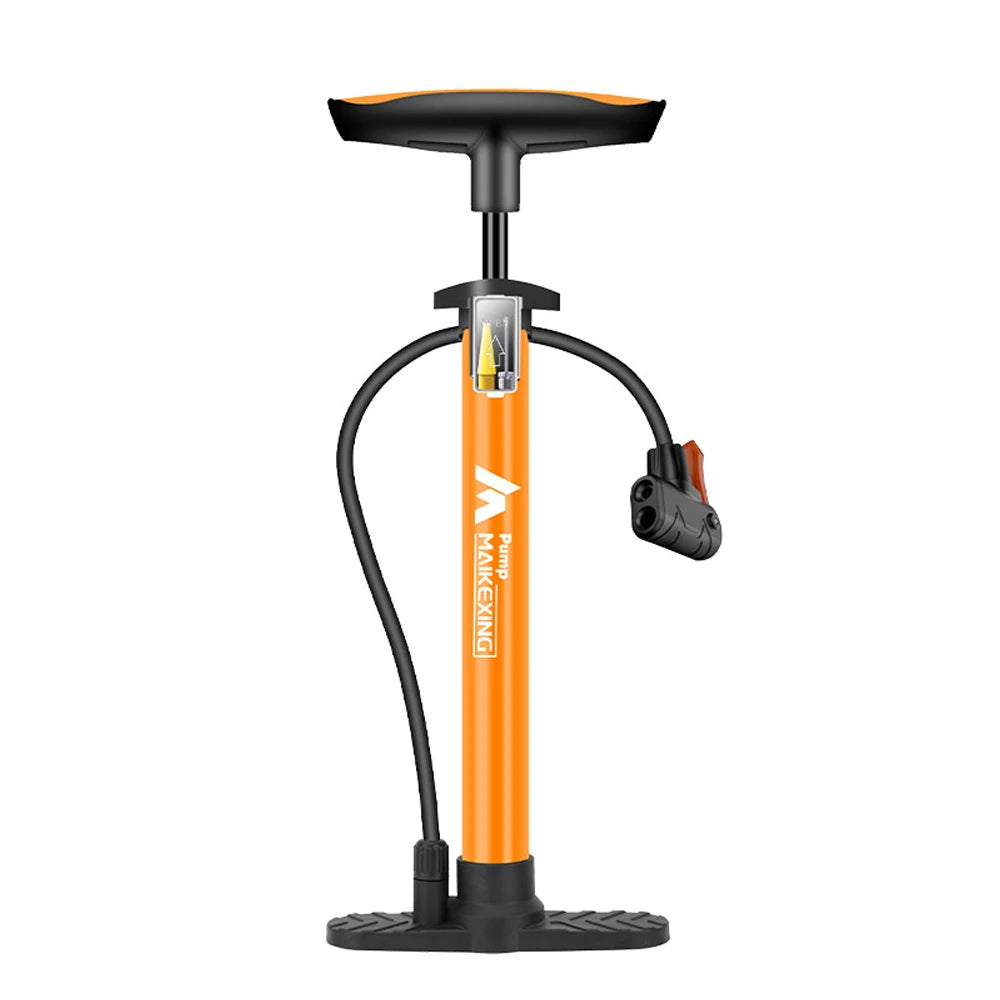 Bike Pump with Gauge Multi-functional Inflator for Bicycles and Cars 160PSI