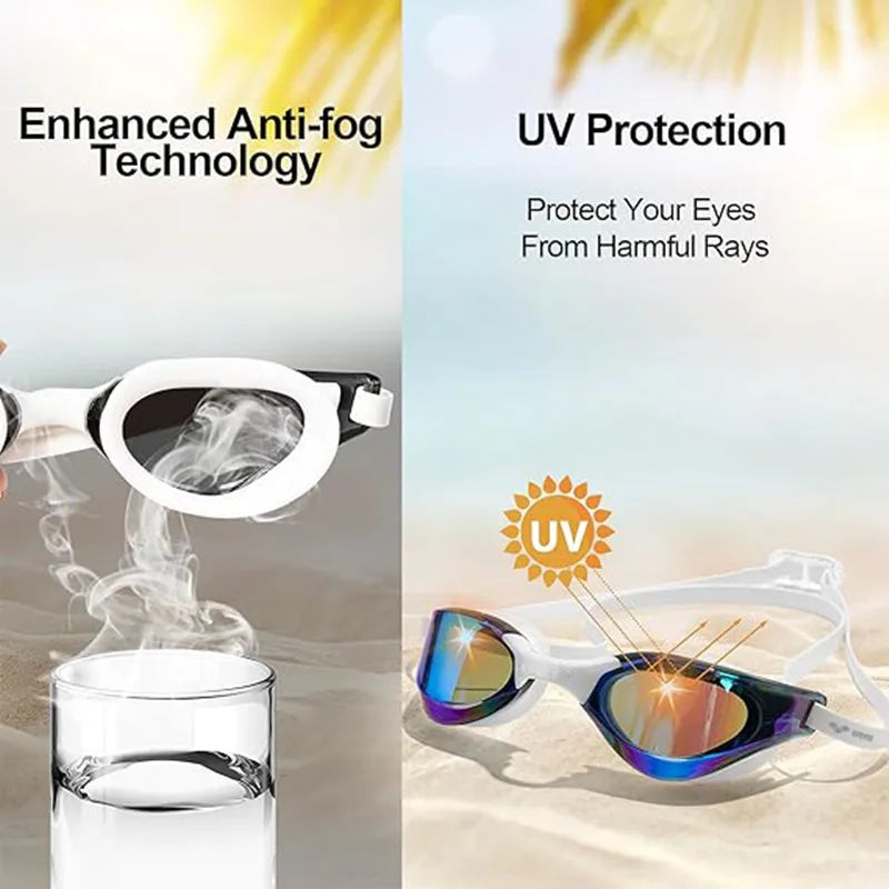 ARENA Professional Anti-Fog HD Swimming Goggles Leak Proof Men Women Adjustable Silicone