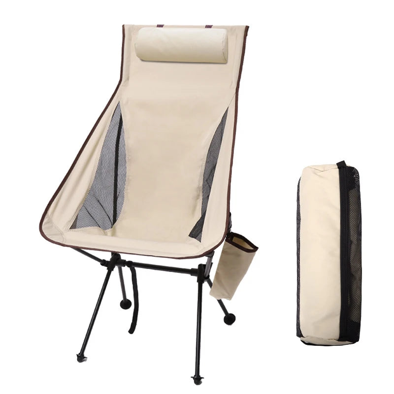 Westtune Portable Folding Camping Chair with Headrest
