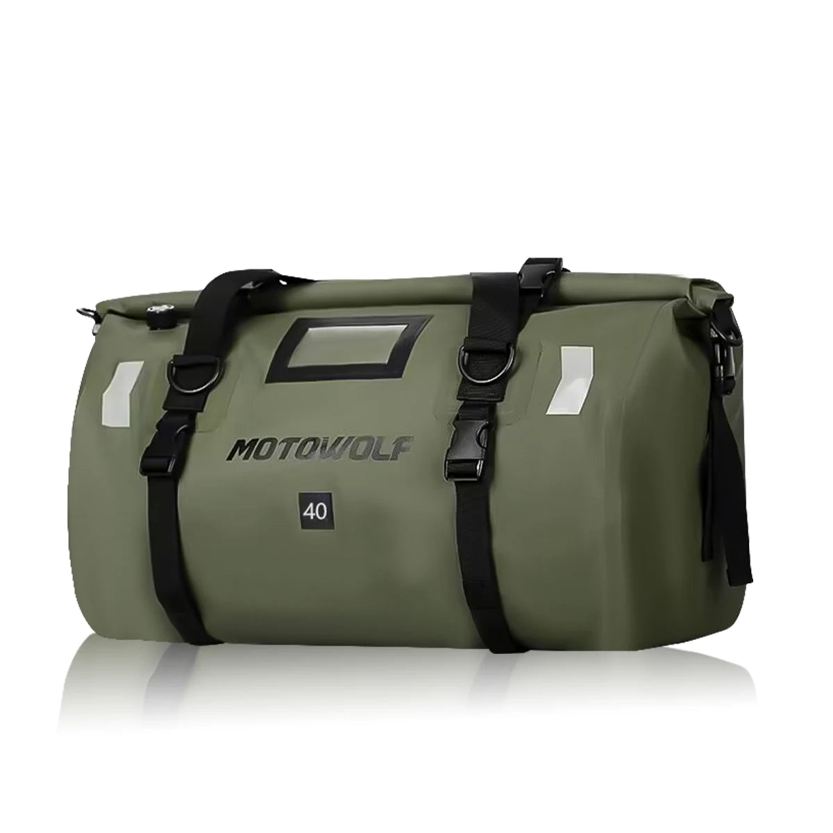 Motorcycle Dry Bag Waterproof Reflective Tail Luggage