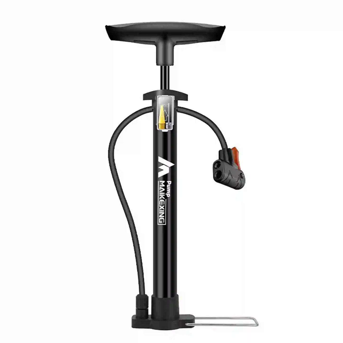 Bike Pump with Gauge Multi-functional Inflator for Bicycles and Cars 160PSI