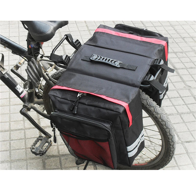MTB Bicycle Carrier Bag Rear Rack Bike Trunk Bag