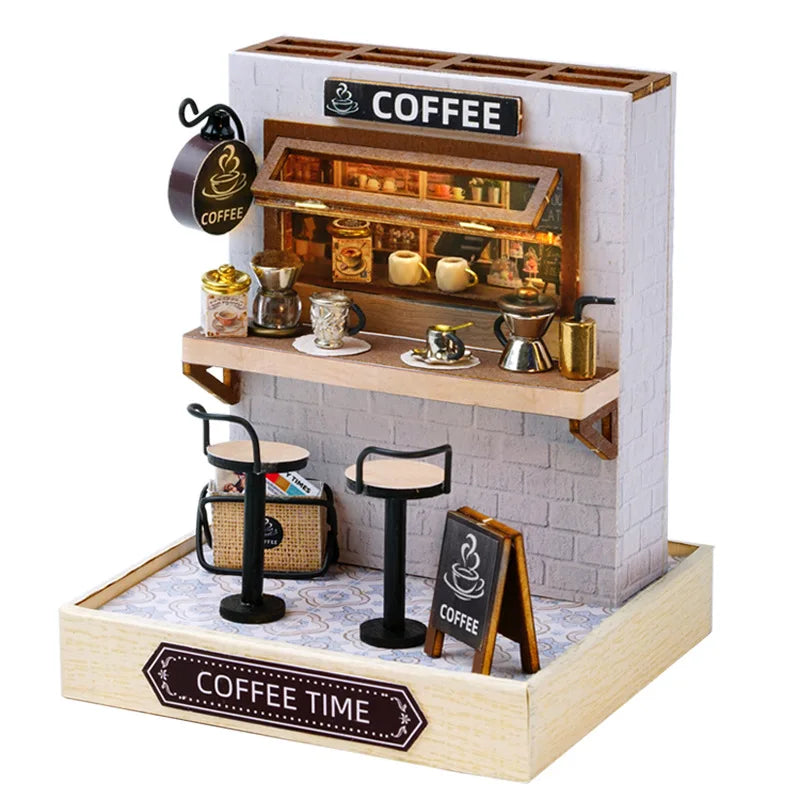 DIY 3D Puzzles Wooden House Model Building Kits