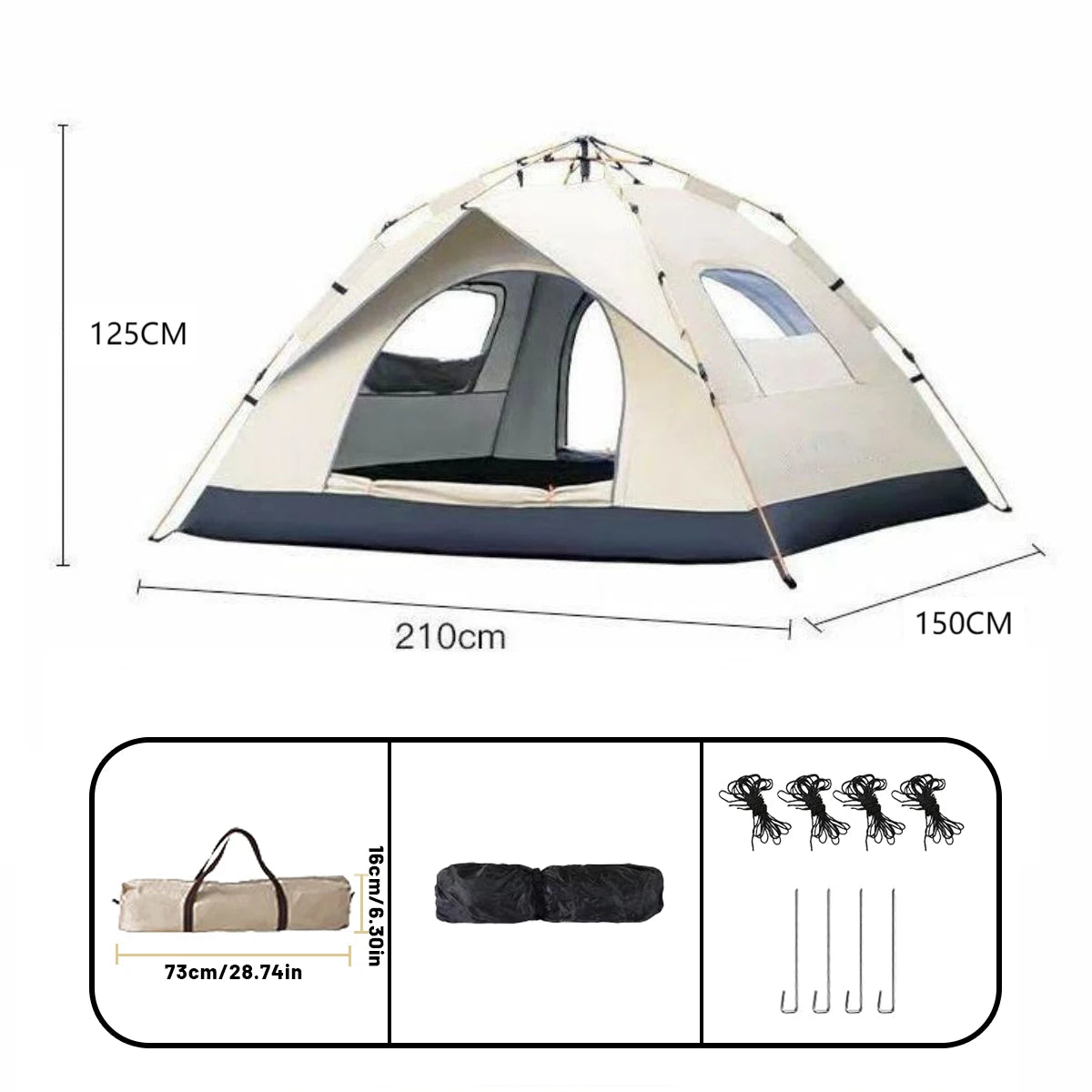 Automatic Quick-opening Tent Rainproof Sunshine-proof
