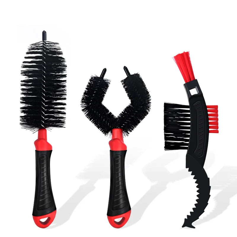 RIDERACE Chain Cleaner Portable Cycling Cleaning Brushes Kit MTB Scrubber Quick Washing Kit chain Maintenance Tools