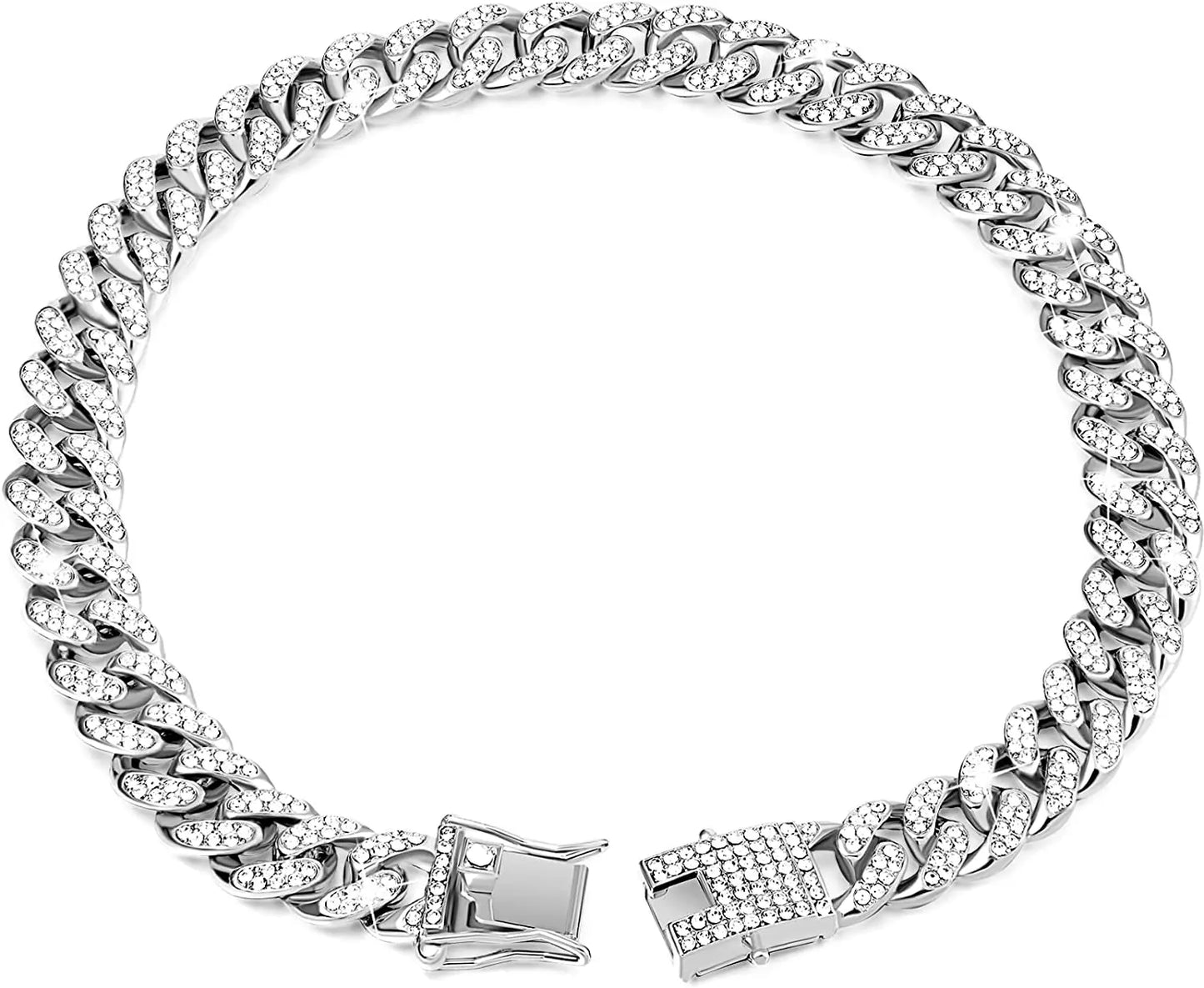 Luxury Gold/Silver/Rose Gold Cat & Dog Chain Collar