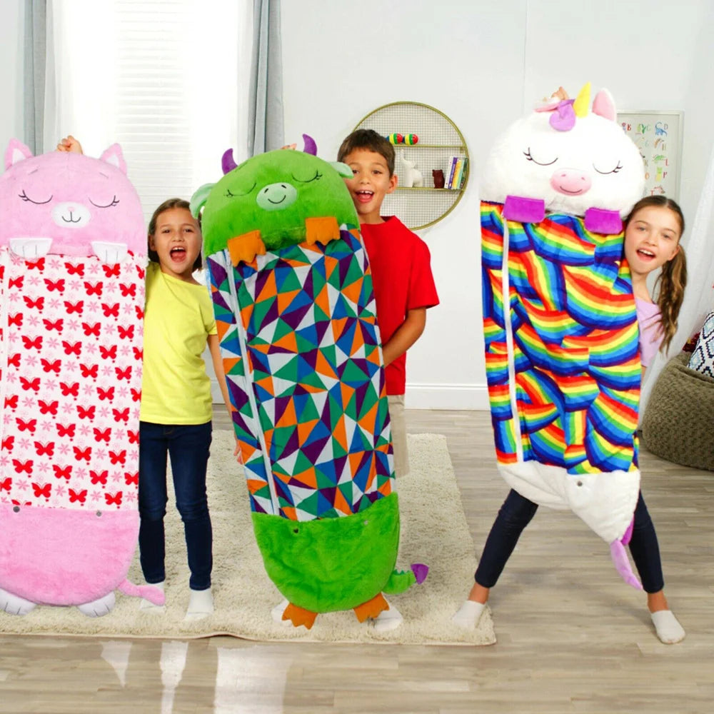 Children's Cartoon Sleeping Bag Pillow Sleep Sack