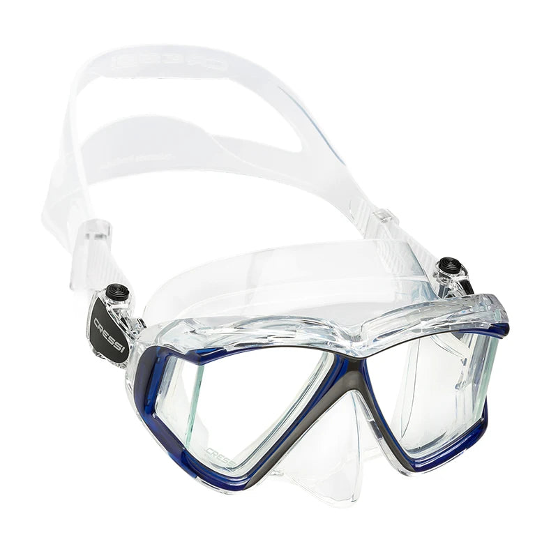 Cressi Scuba Diving Mask Professional Tempered Glass Lens Pano4