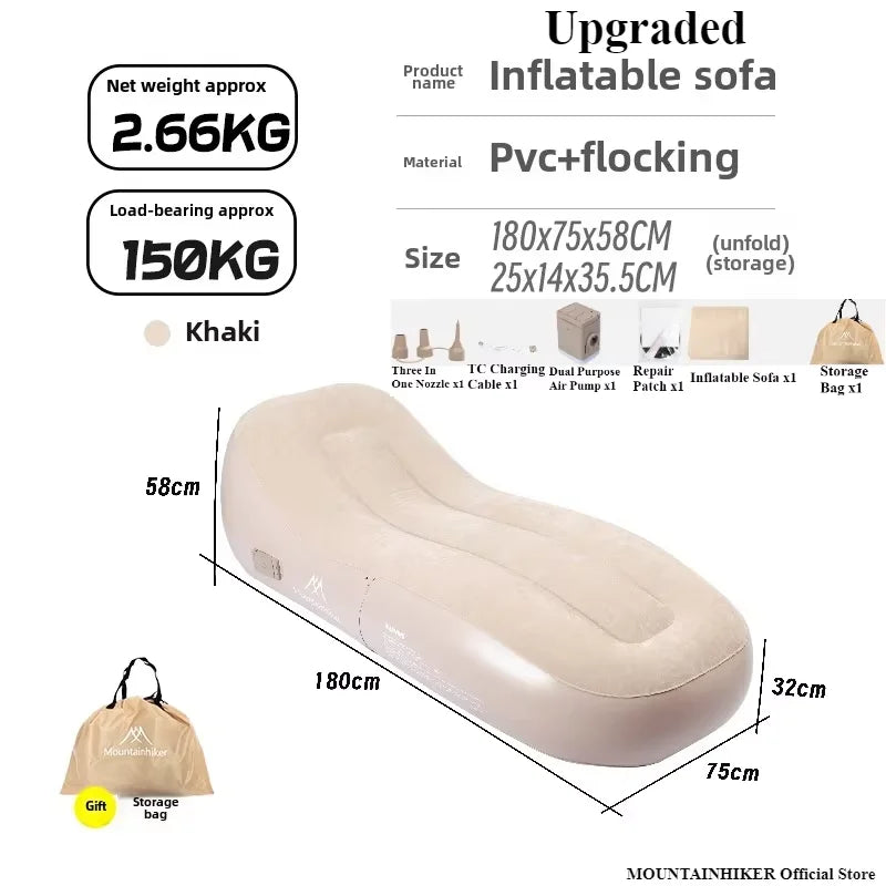 MOUNTAINHIKER Fast Inflatable Air Sofa Bed