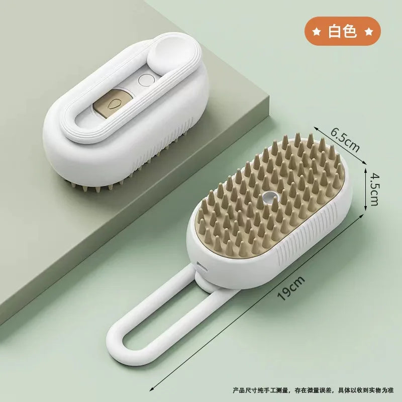 Cat & Dog Steam Brush And Massager