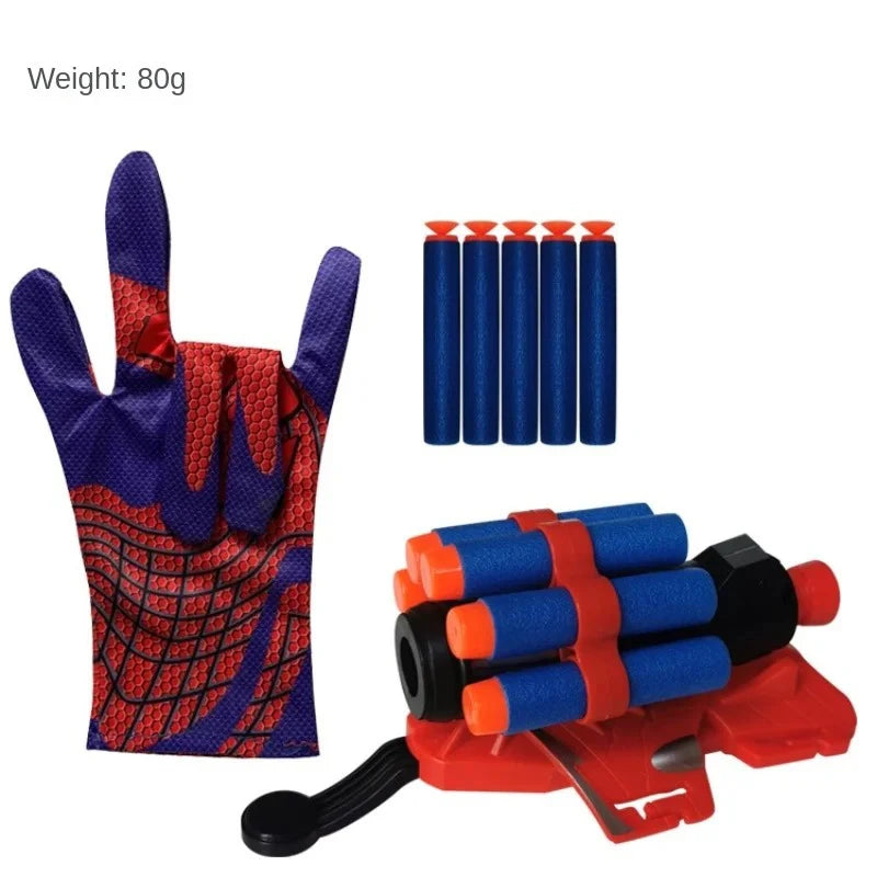 Wrist Mounted Spidey Soft Bullet Launcher