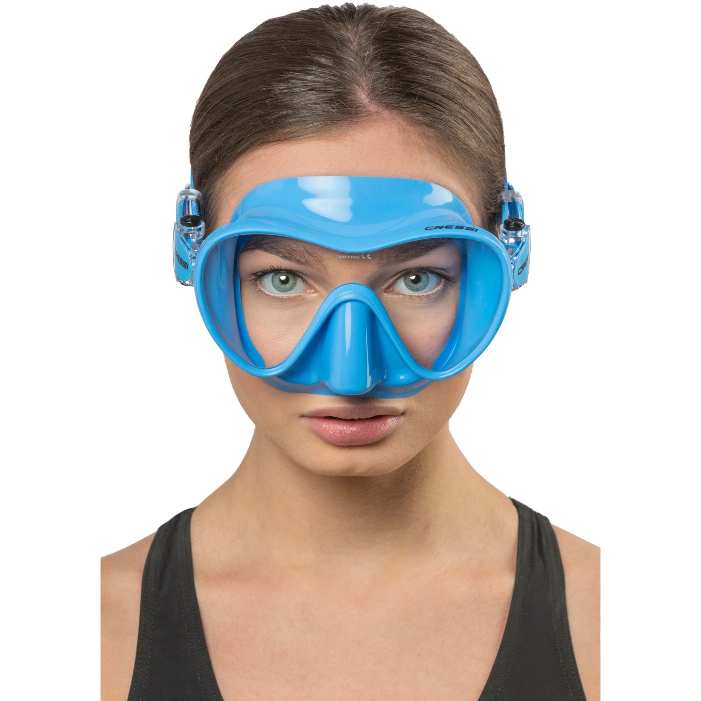 Cressi F1 Kids Diving Mask Snorkel Set Frameless Mono Lens Small Size for Boys Girls