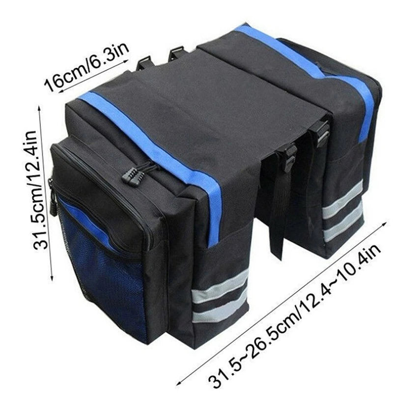 MTB Bicycle Carrier Bag Rear Rack Bike Trunk Bag