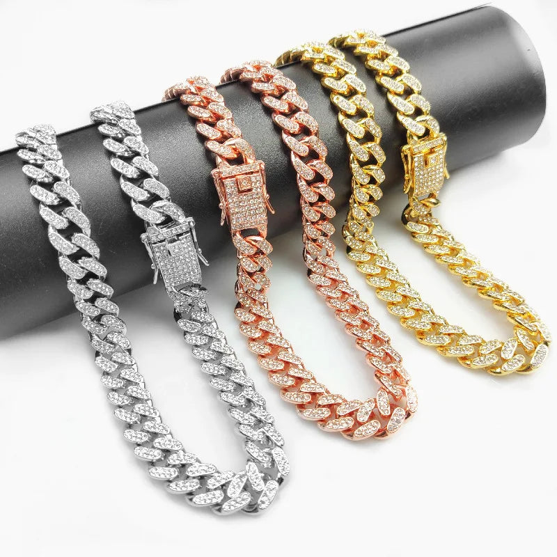 Luxury Gold/Silver/Rose Gold Cat & Dog Chain Collar