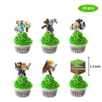 MineCraft Birthday Kids Party Decor
