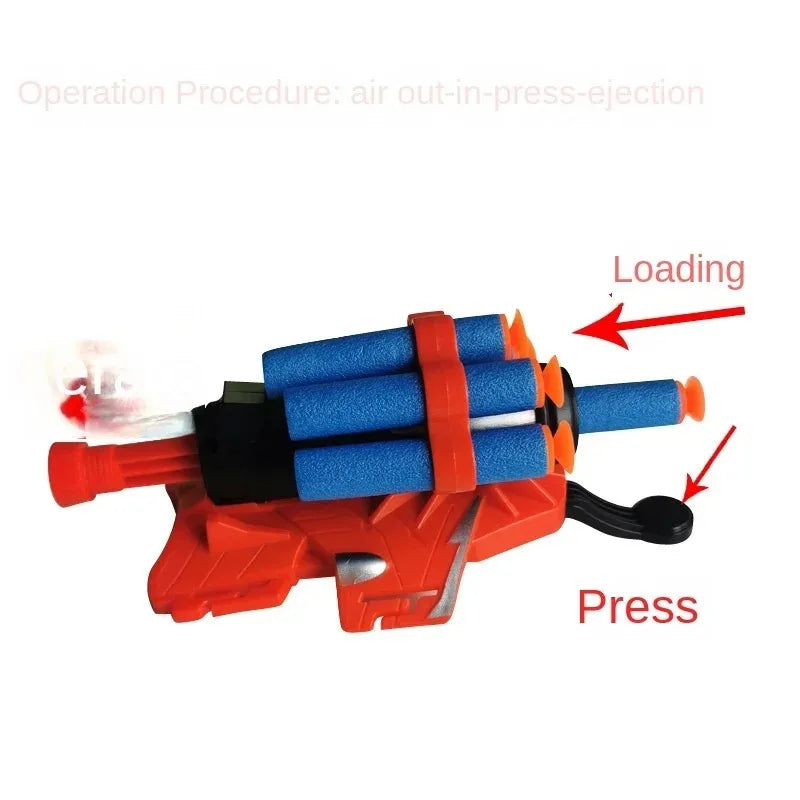 Wrist Mounted Spidey Soft Bullet Launcher