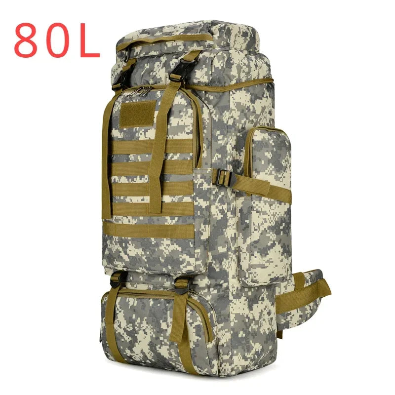 80L/100L Tactical Backpacks Large Rucksack