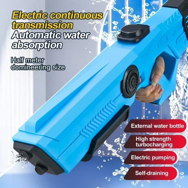 Electric Automatic Water Gun Toys Summer Beach Outdoor