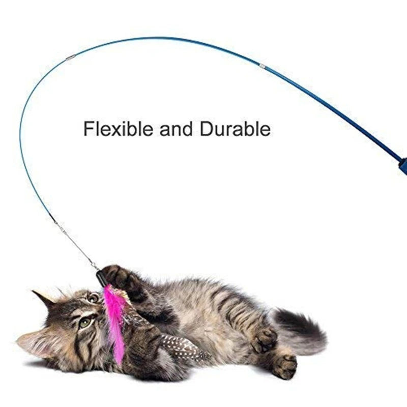 Cat Interactive Stick Teaser Toys