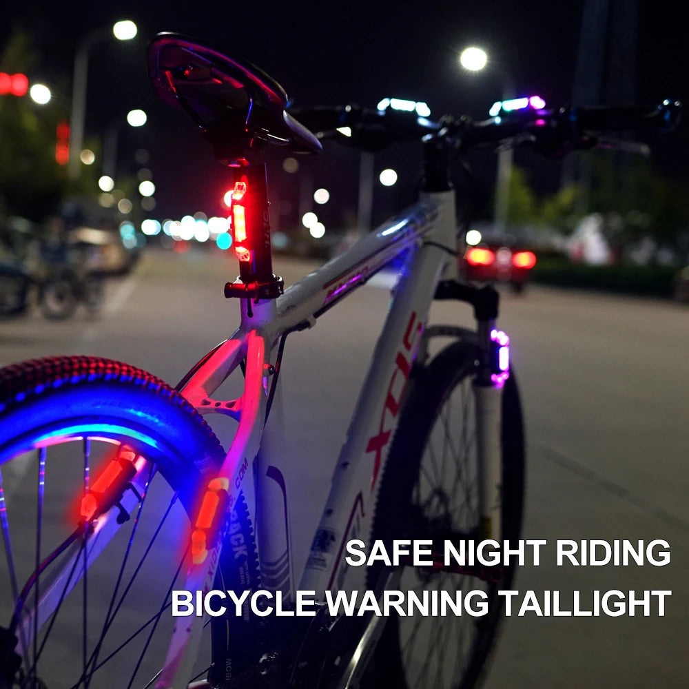 USB Rechargeable Bike Light Taillight
