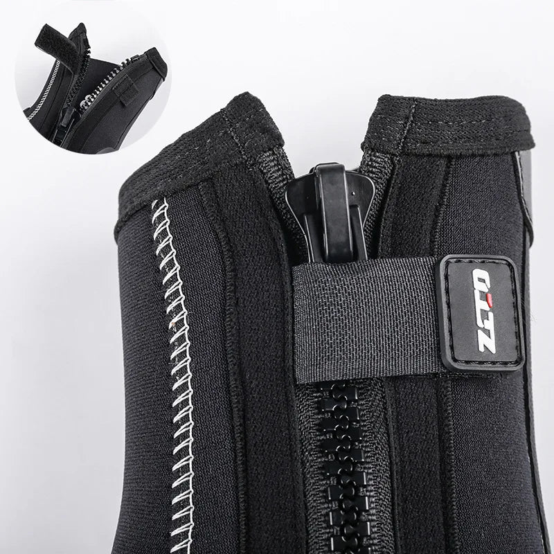 5mm Neoprene Dive Boots Wetsuit Side Zipper Men Women Snorkeling Scuba Diving Shoes
