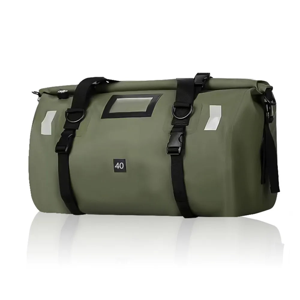 Motorcycle Dry Bag Waterproof Reflective Tail Luggage