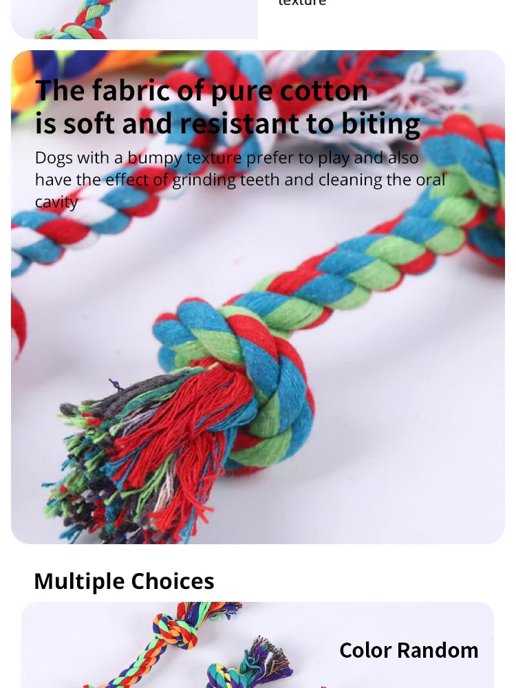 Durable Molar Bite-resistant Rope Chew Toy For Dogs