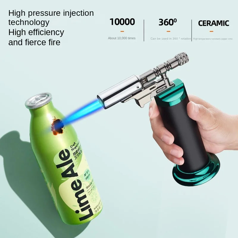 Powerful Windproof Blue Flame Jet Torch Gas Lighter