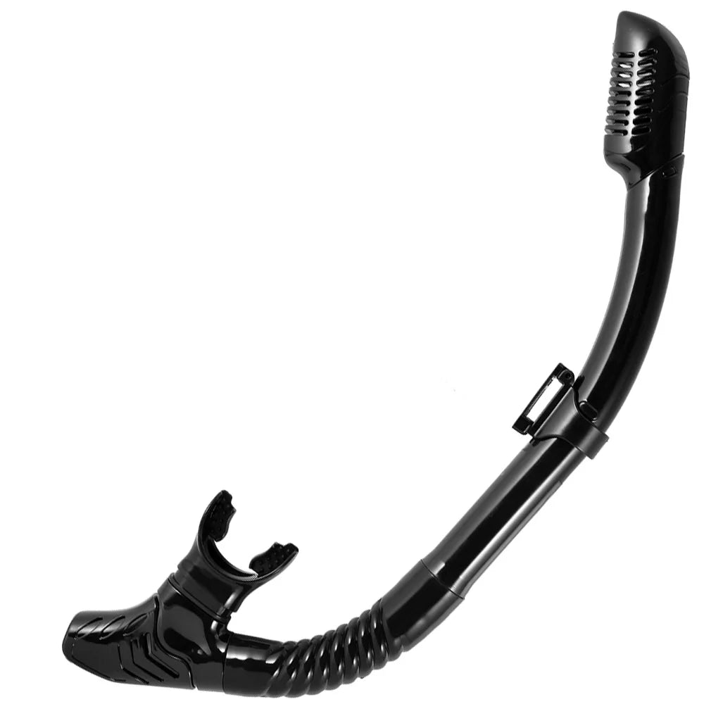 Dry Snorkel Tube Easy Breath Scuba Diving Splash Guard Top Valve