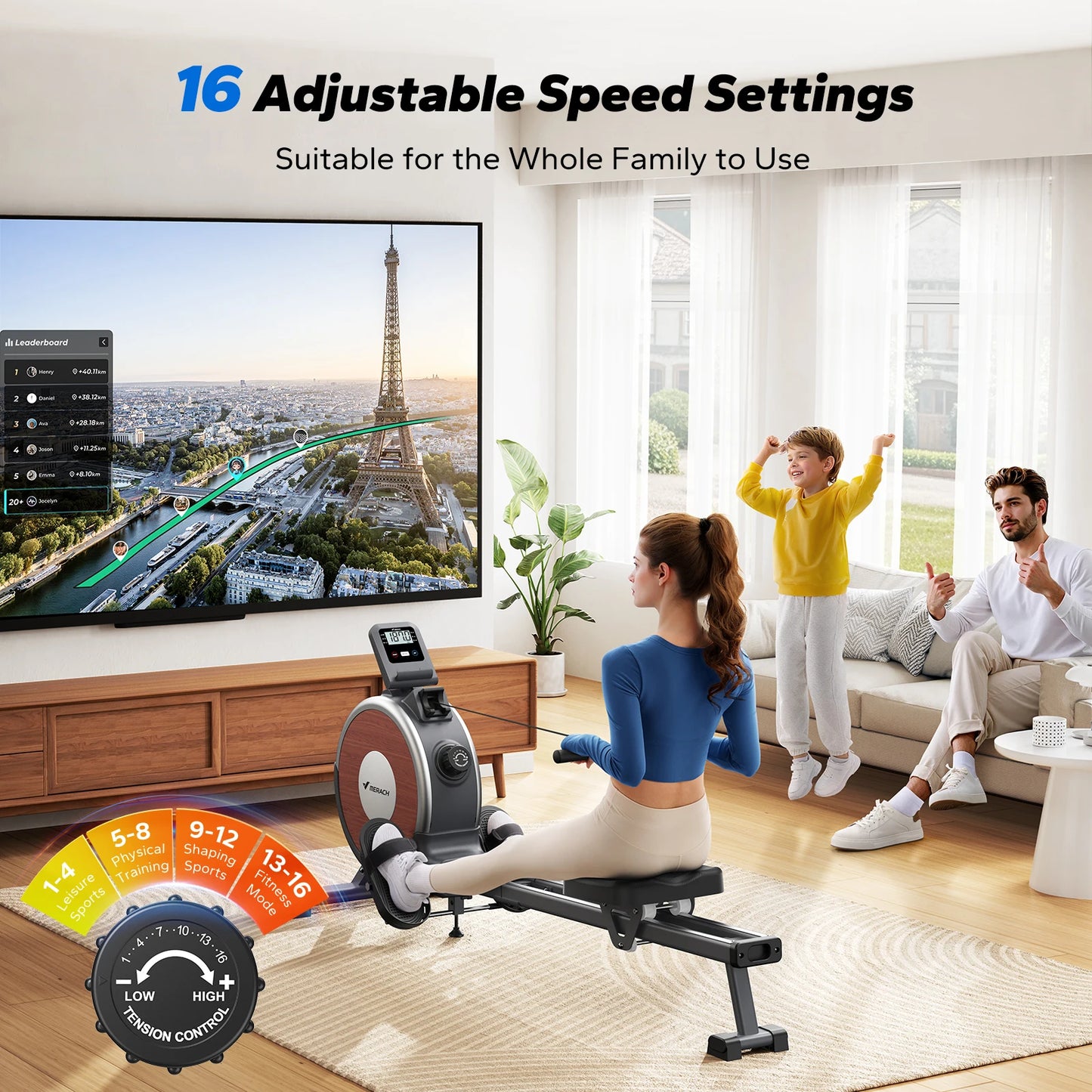 MERACH Magnetic Rower Machine