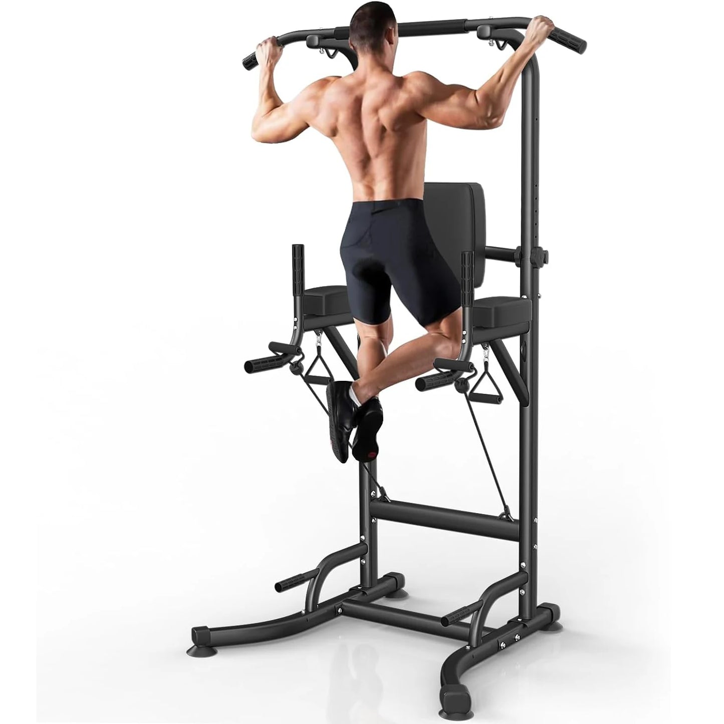 Power Tower Dip Station Pull Up Bar Multi Function Power Tower