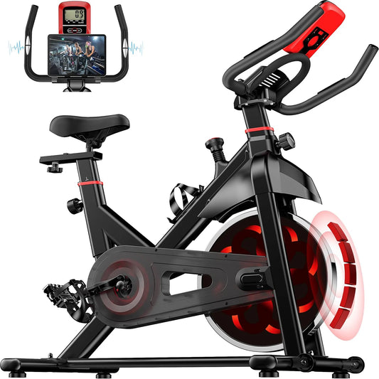 Ergometer Exercise Bike with Adjustable Magnetic Resistance