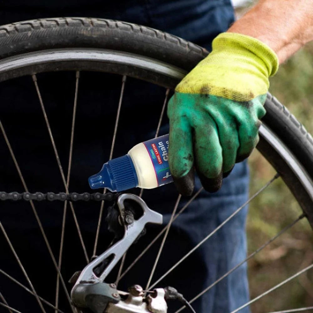 120ML Bicycle Chain Waxy Maintenance Oil Squirt MTB Road Bike Chain Gear Oil Lube