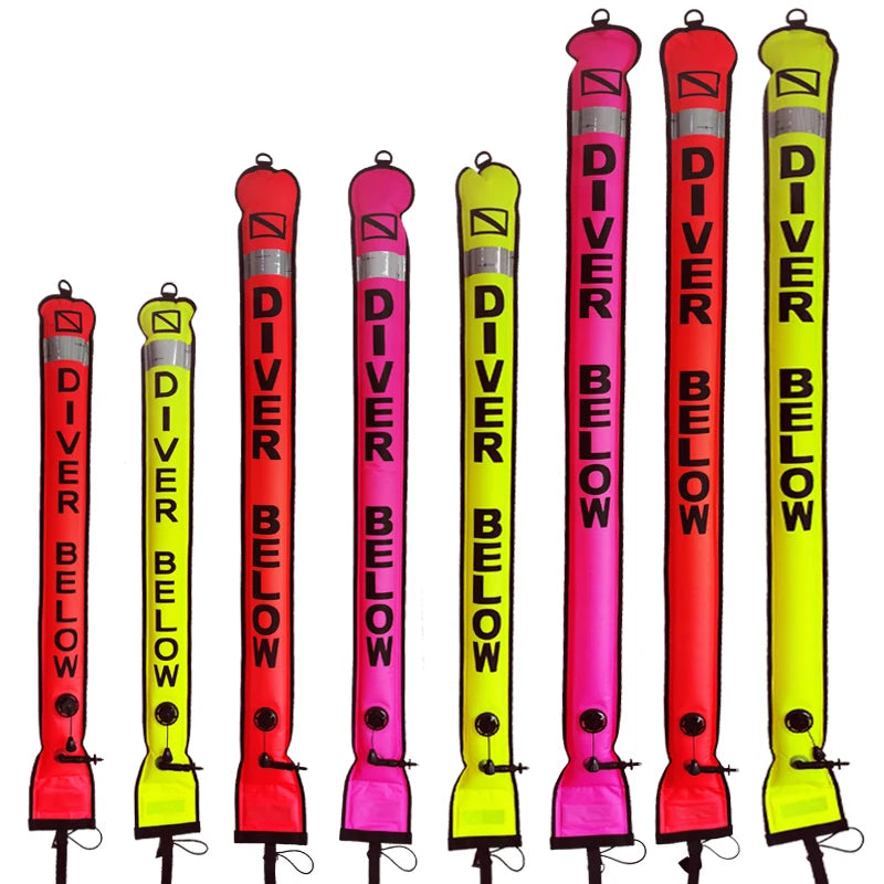 DIVING SMB 1.2m 1.5m 1.8m Buoy