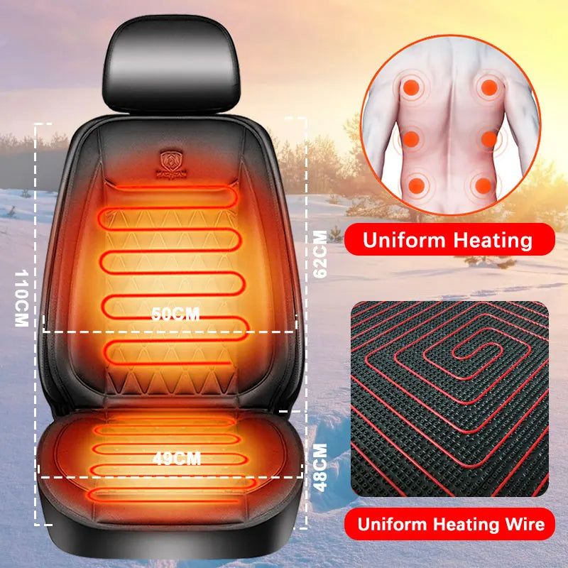 Heated Car Seat Cover Protector