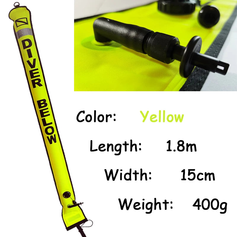 DIVING SMB 1.2m 1.5m 1.8m Buoy