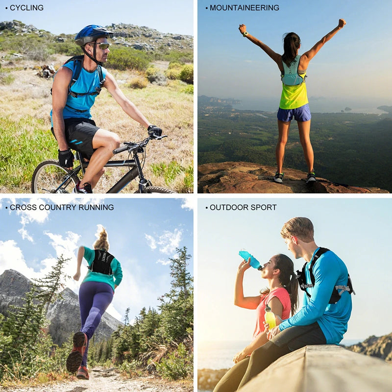Outdoor Trail Running 5L Ultralight Backpack Hydration Jogging Vest